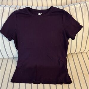 EUC 4/$20🙈 Lands' End Women's Purple Short Sleeve Tee